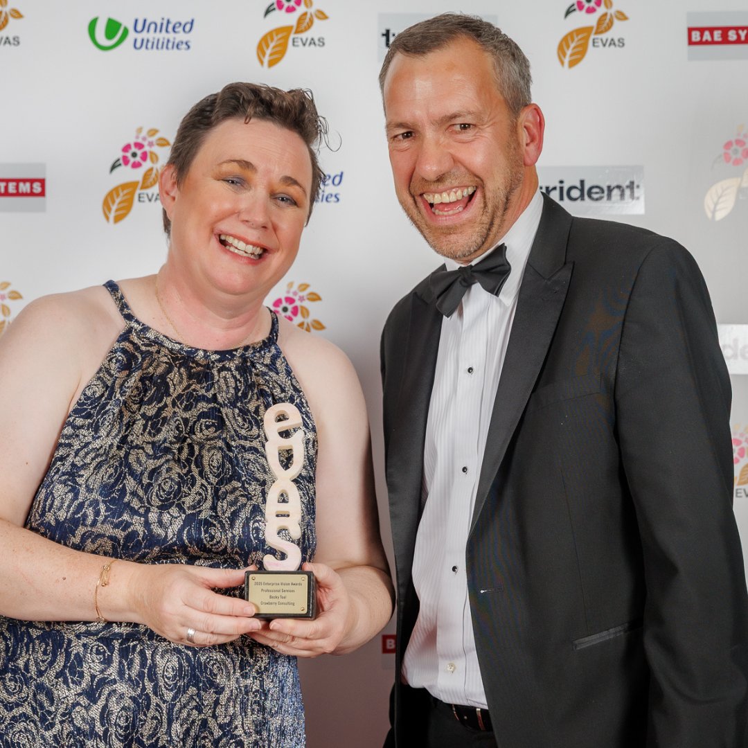Crowberry Consulting wins Professional Service Award EVAS 2025